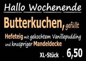 Zum Wochenende