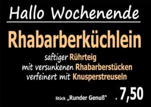 Zum Wochenende