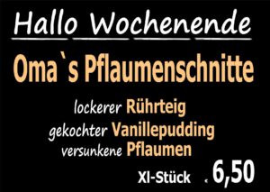 Zum Wochenende